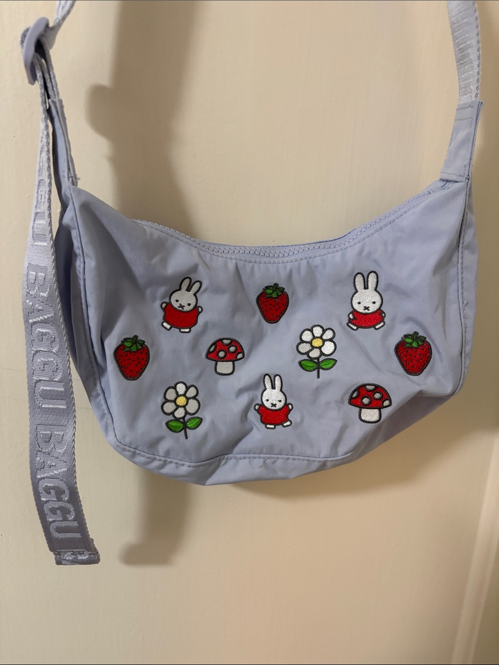 Baggu x Miffy Small Crescent Bag with tags